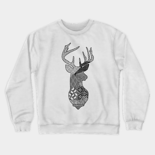 Stag Crewneck Sweatshirt by chloeklbennett